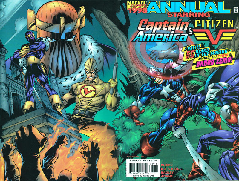 Captain America / Citizen V '98 #0-Very Fine