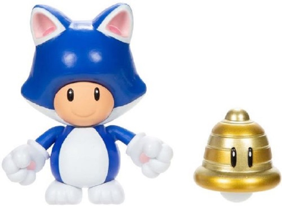 Super Mario Cat Toad 4" Action Figure