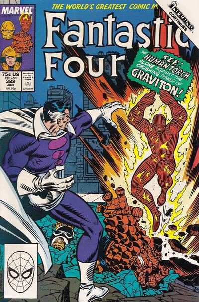 Fantastic Four #322 [Direct]-Fine (5.5 – 7)