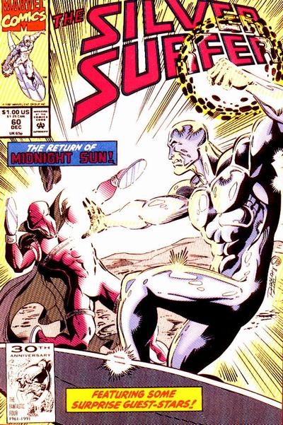 Silver Surfer #60 [Direct](1987)-Very Fine (7.5 – 9)