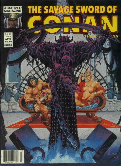 The Savage Sword of Conan #99-Fine