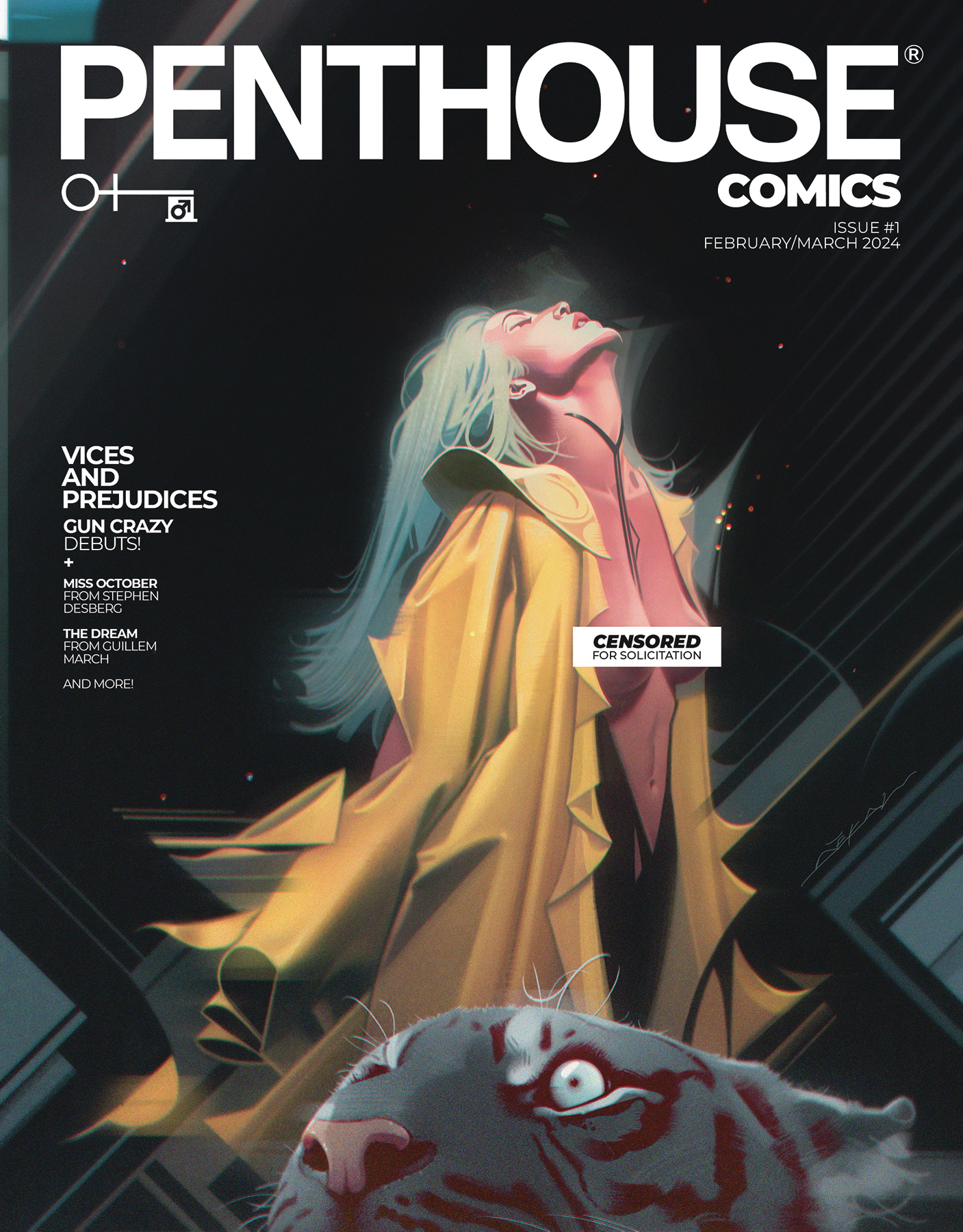 Penthouse Comics #1 Cover B Polybag Dekal (Mature)