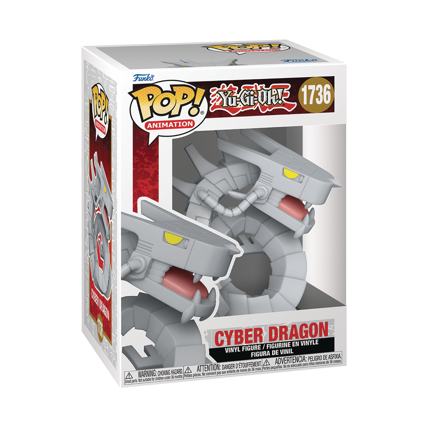 Pop Animation Yu-Gi-Oh Cyber Dragon Vinyl Figure