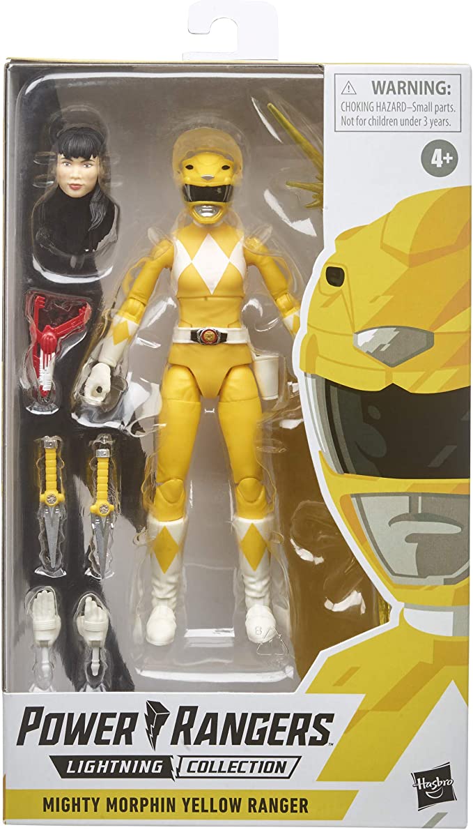 Power Rangers Lightning Mighty Morphin Yellow Ranger 6 Inch Action Figure