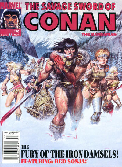 The Savage Sword of Conan #179-Fine