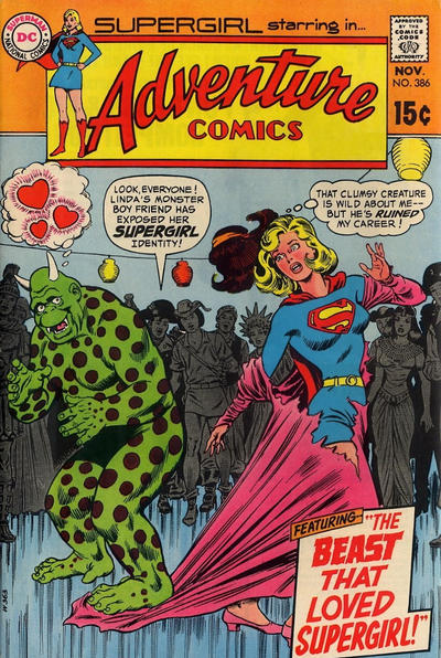 Adventure Comics #386-Above Average/Fine (5 - 7)