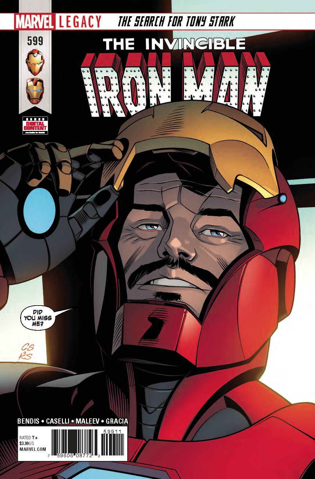 Invincible Iron Man #599 Leg