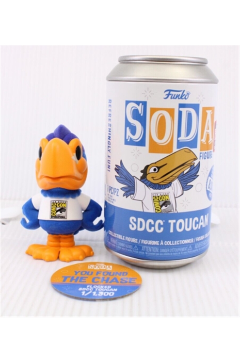 Funko Soda San Diego ComicCon Toucan Chase Pre-Owned