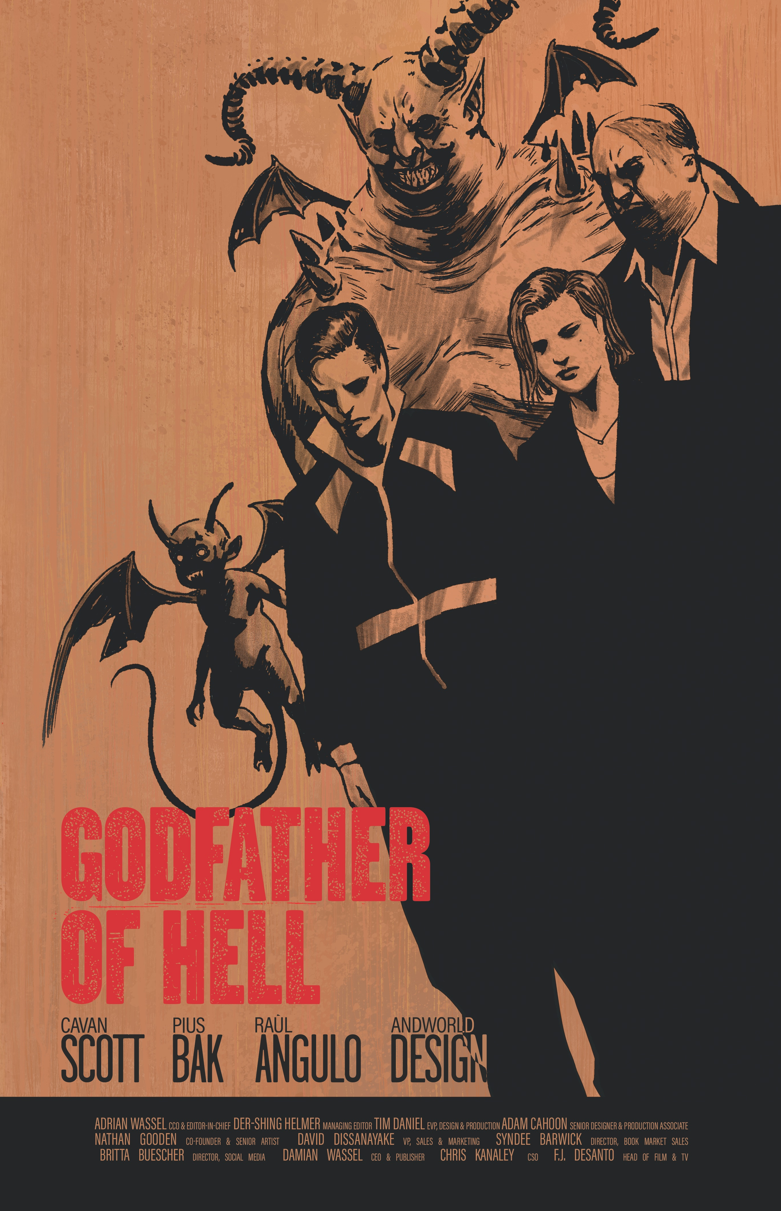 Godfather of Hell #1 Cover D 1 for 10 Incentive Variant (Of 4)