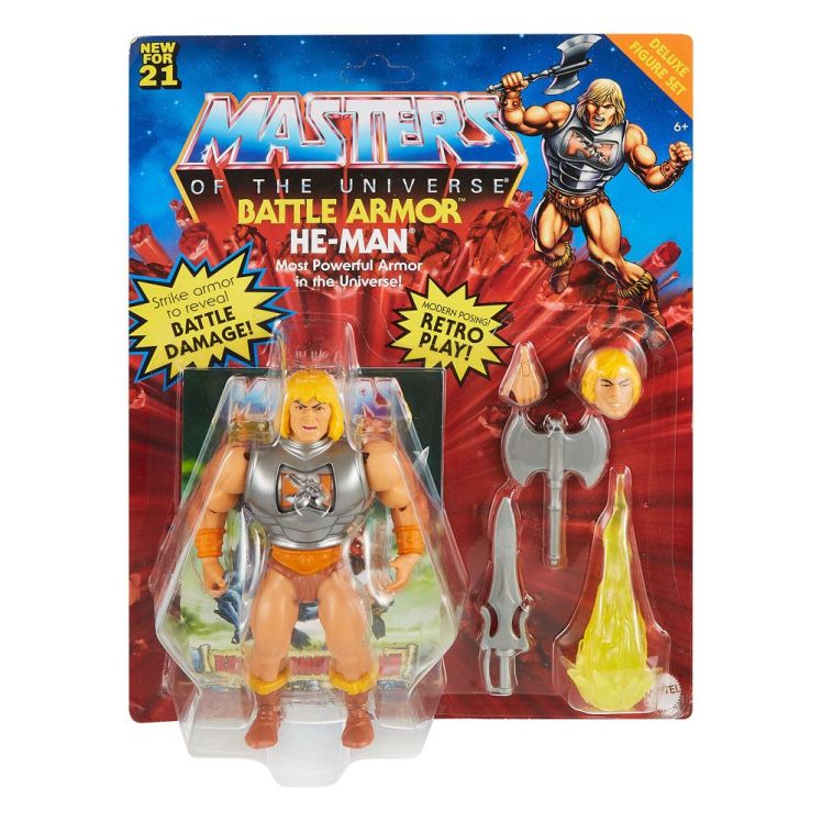 Masters of the Universe Origins Battle Armor He-Man Action Figure
