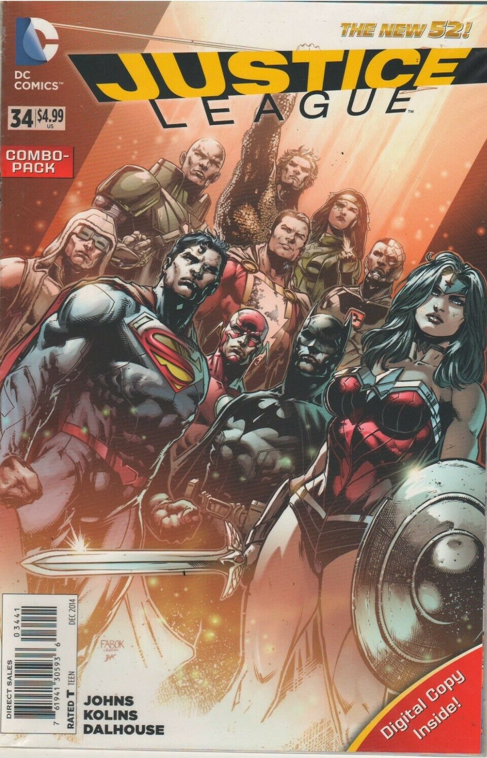 Justice League #34 Combo Pack