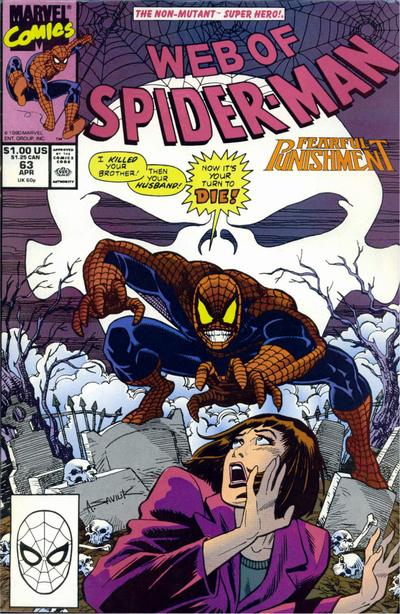 Web of Spider-Man #63 [Direct](1985)-Near Mint (9.2 - 9.8)