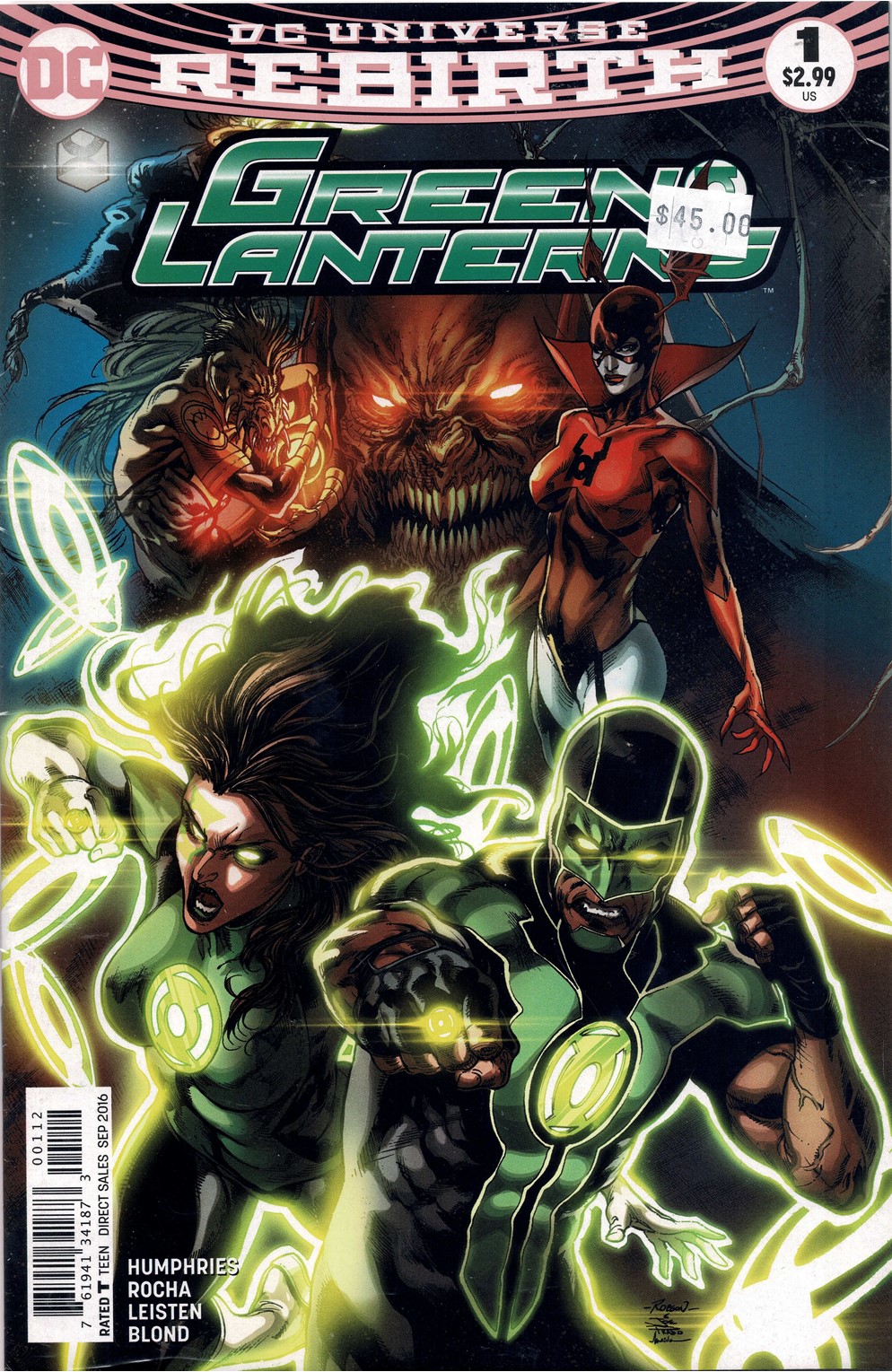 Green Lanterns #1-32 (Missing #13) Comic Pack (Rebirth - 2016)