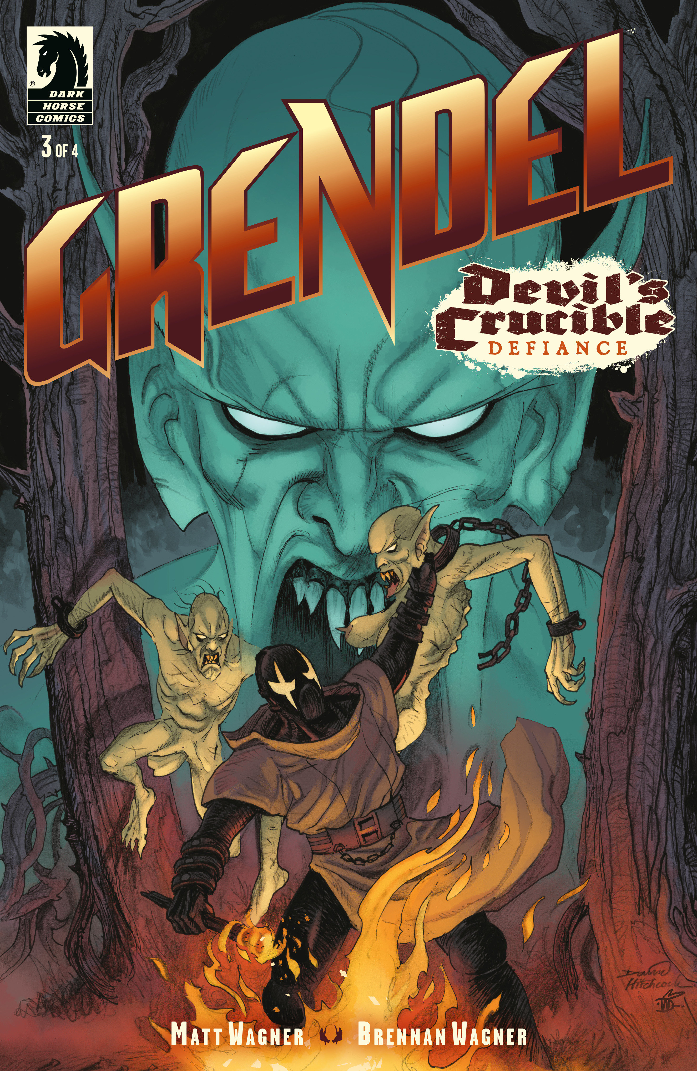 Grendel: Devil's Crucible Defiance #3 Cover B (David Hitchcock)