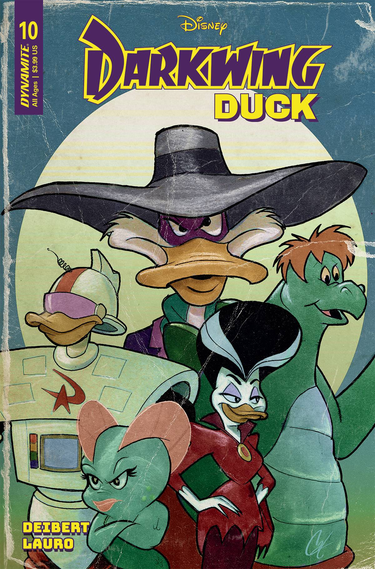 Darkwing Duck #10 Cover O Last Call Staggs Original