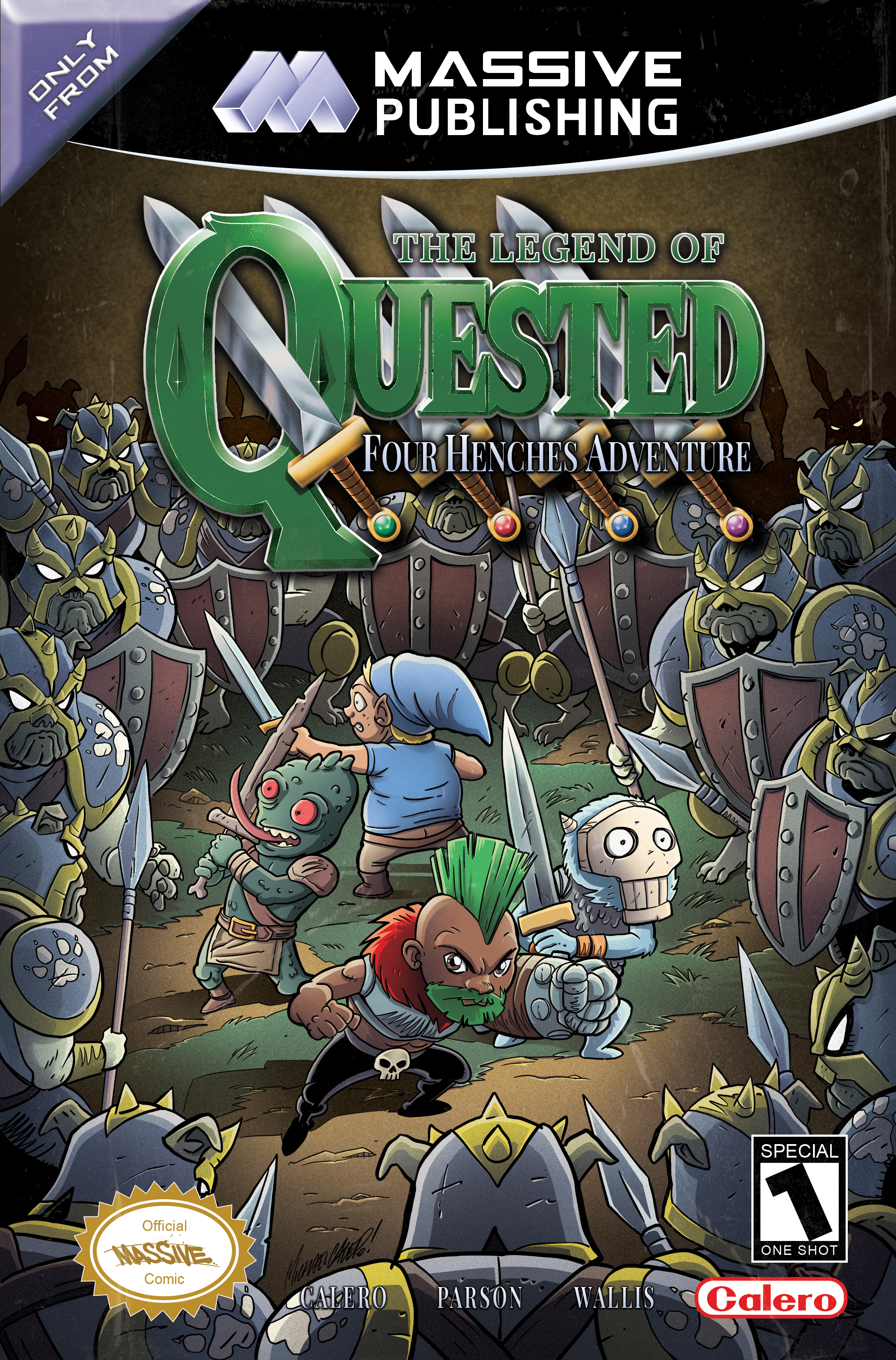 Quested One Shot #1 Cover C Video Game Homage