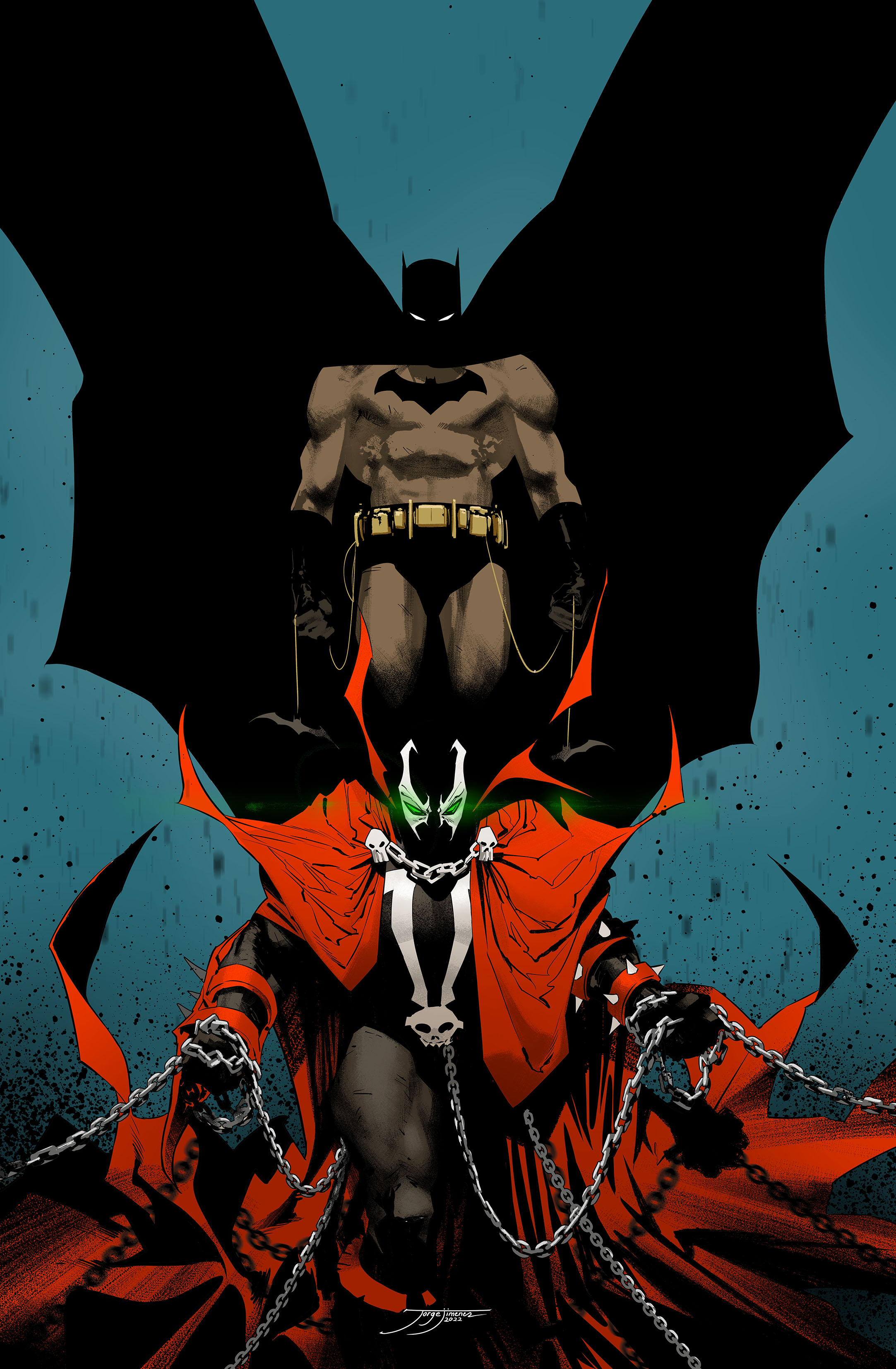 Batman Spawn #1 (One Shot) Cover S Jorge Jimenez Acetate Variant