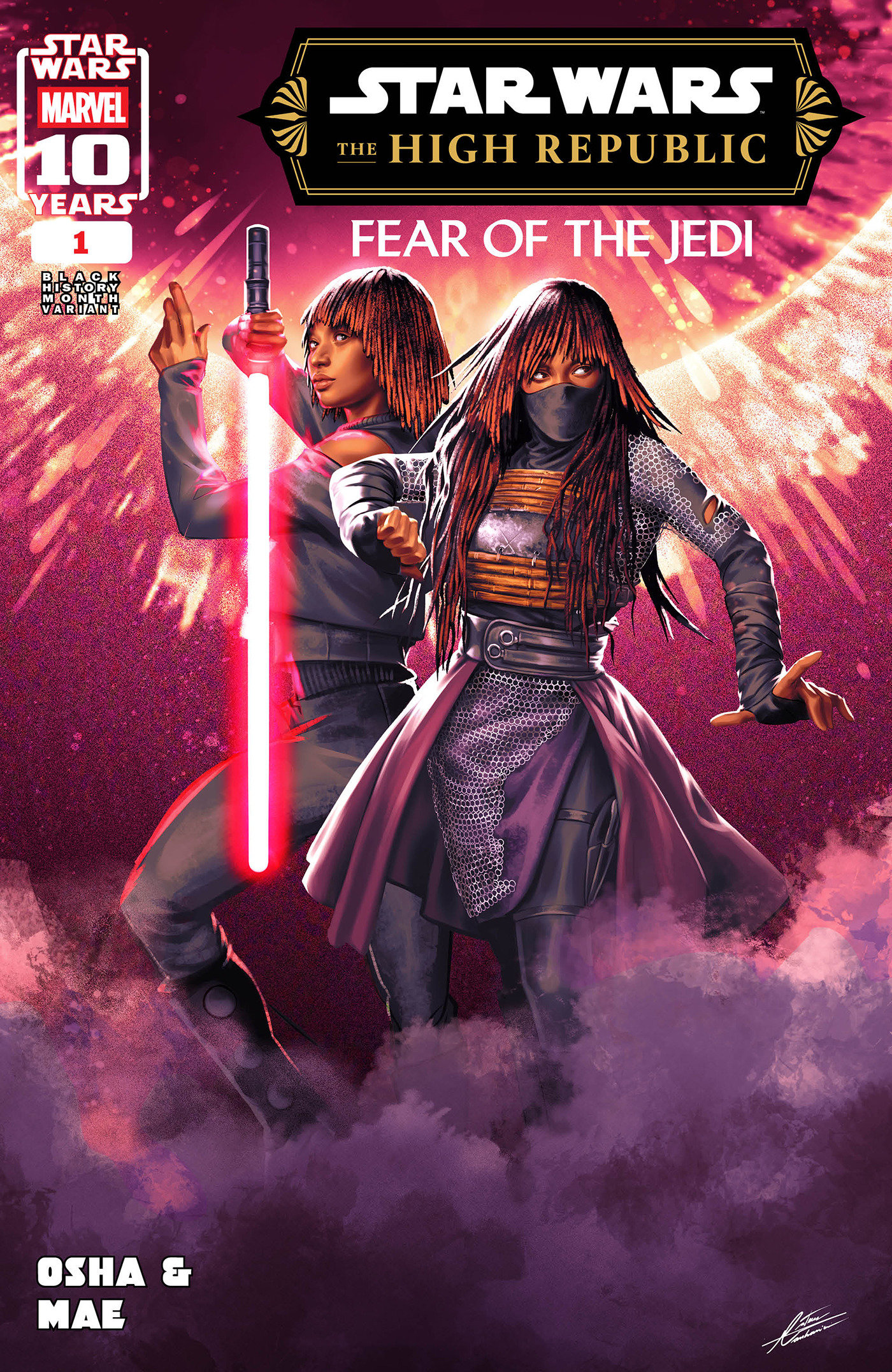 Star Wars: The High Republic - Fear of the Jedi #1 Mateus Manhanini Black History Month Variant