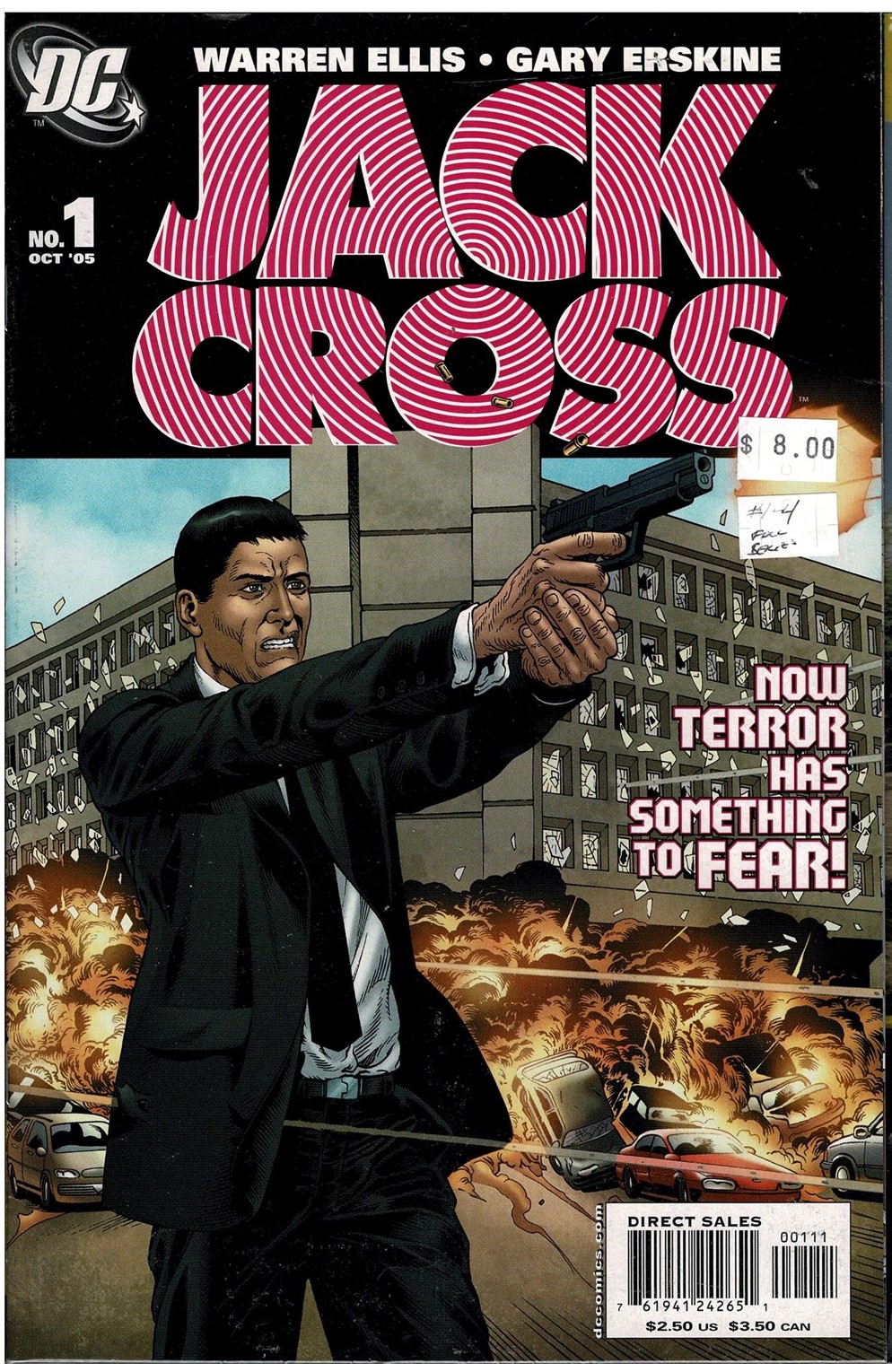 Jack Cross #1-4 Comic Pack 