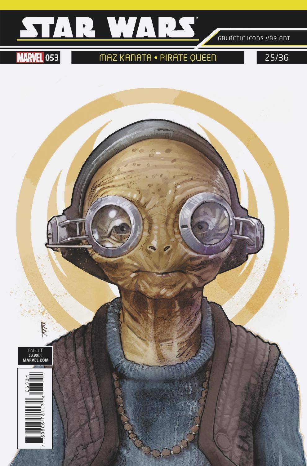 Star Wars #53 Reis Galactic Icon Variant (2015)