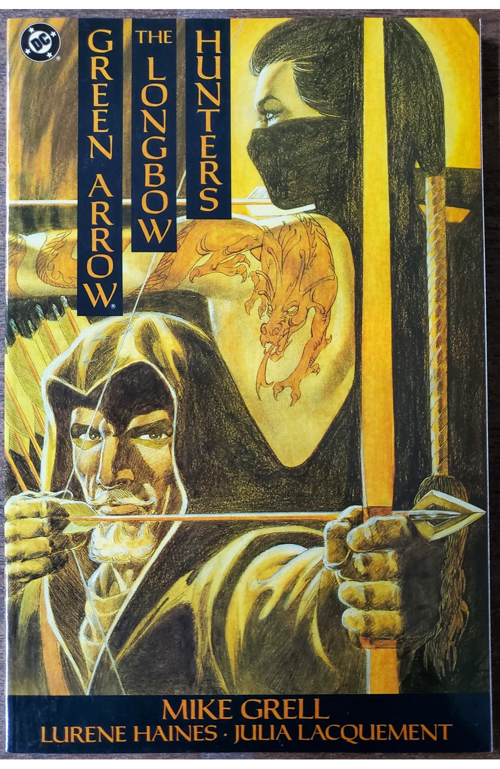 Green Arrow Longbow Hunters Graphic Novel (DC 1989) 1st Printing New