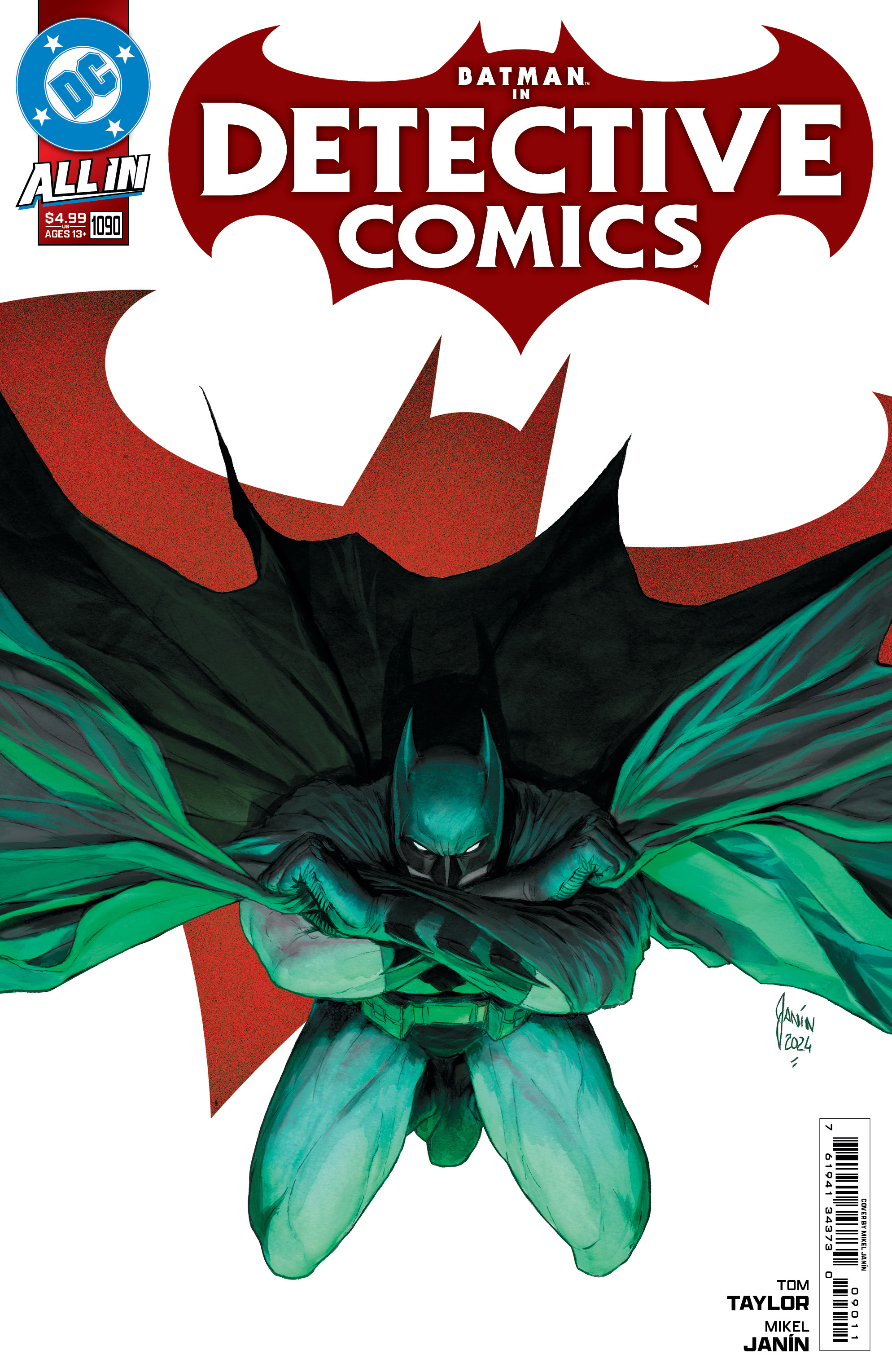 Detective Comics #1090 Cover A Mikel Janin