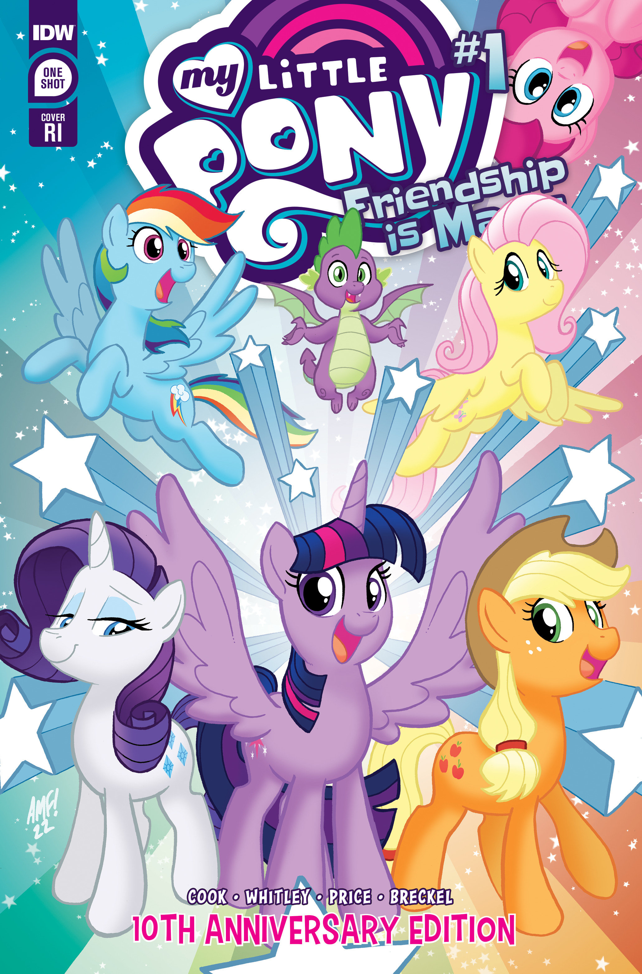 My Little Pony Friendship Is Magic 10th Anniversary Cover E 1 for 25 ...