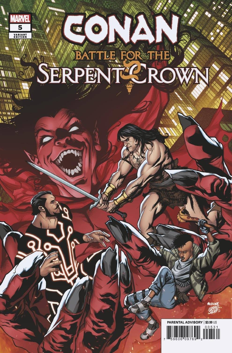 Conan Battle For Serpent Crown #5 Mckone Variant (Of 5)