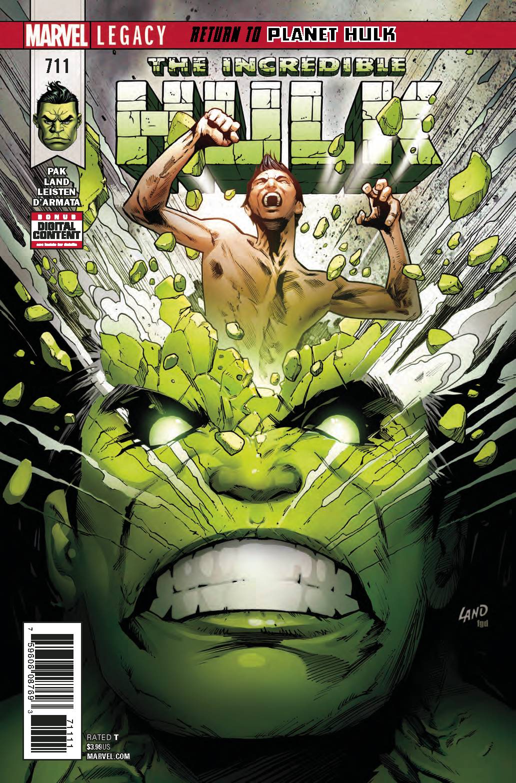 Incredible Hulk #711 Legacy