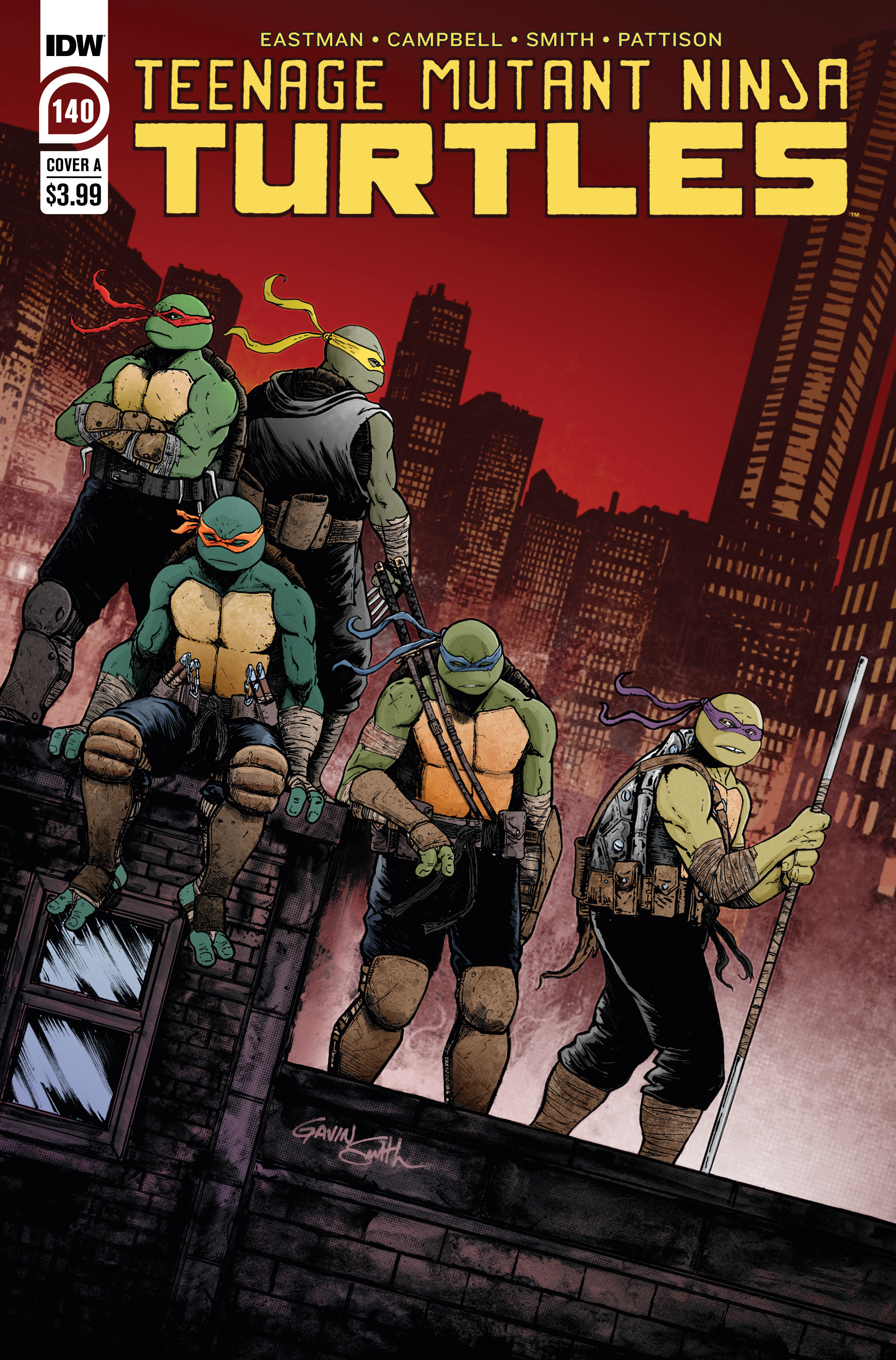 Teenage Mutant Ninja Turtles Ongoing #140 Cover A Smith