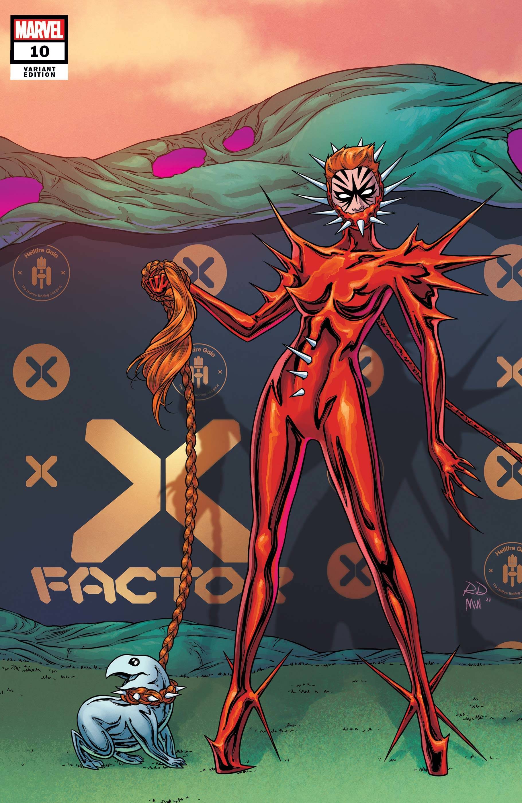 X-Factor #10 Dauterman Connecting Variant Gala (2020)
