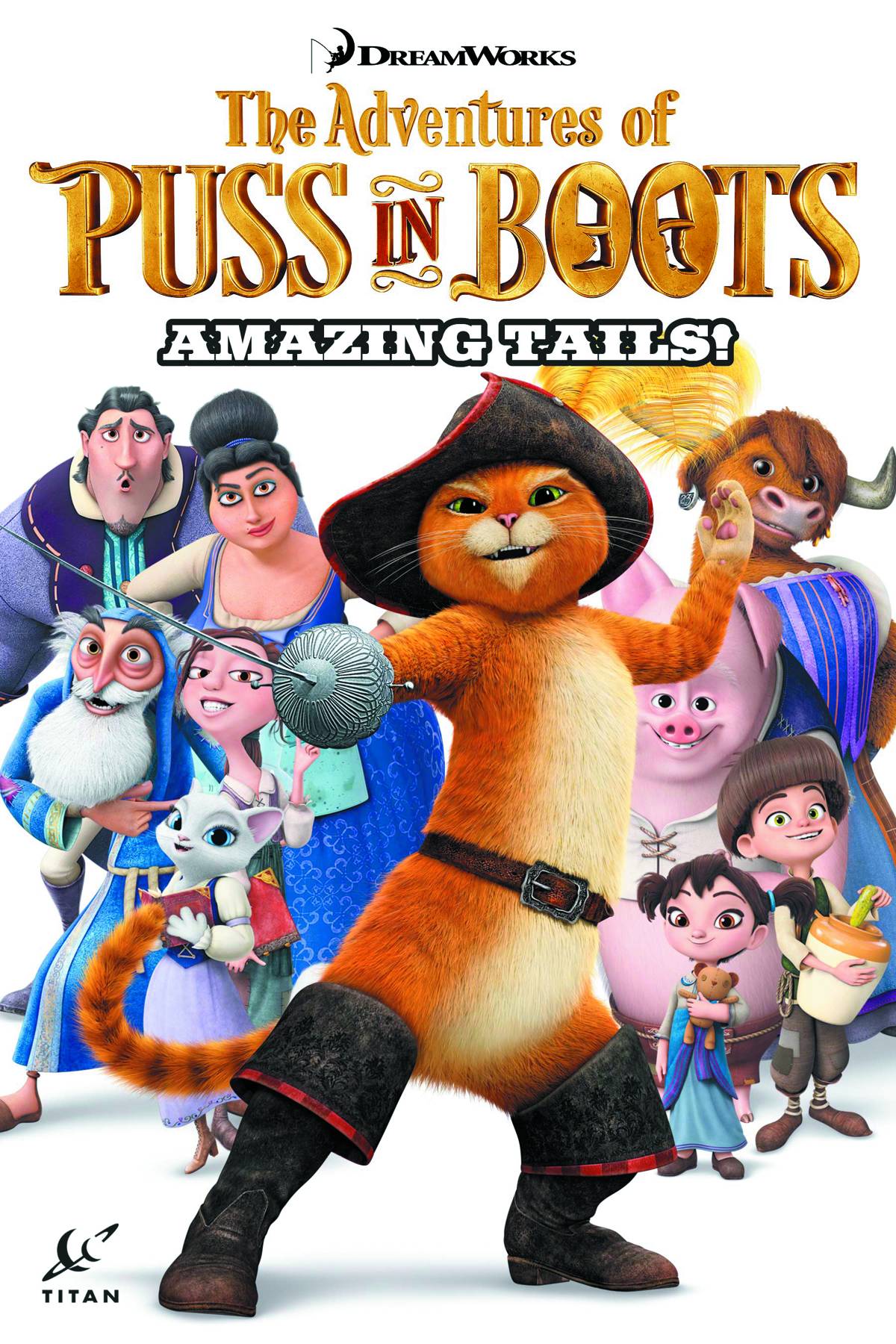 puss In Boots Graphic Novel Amazing Tails