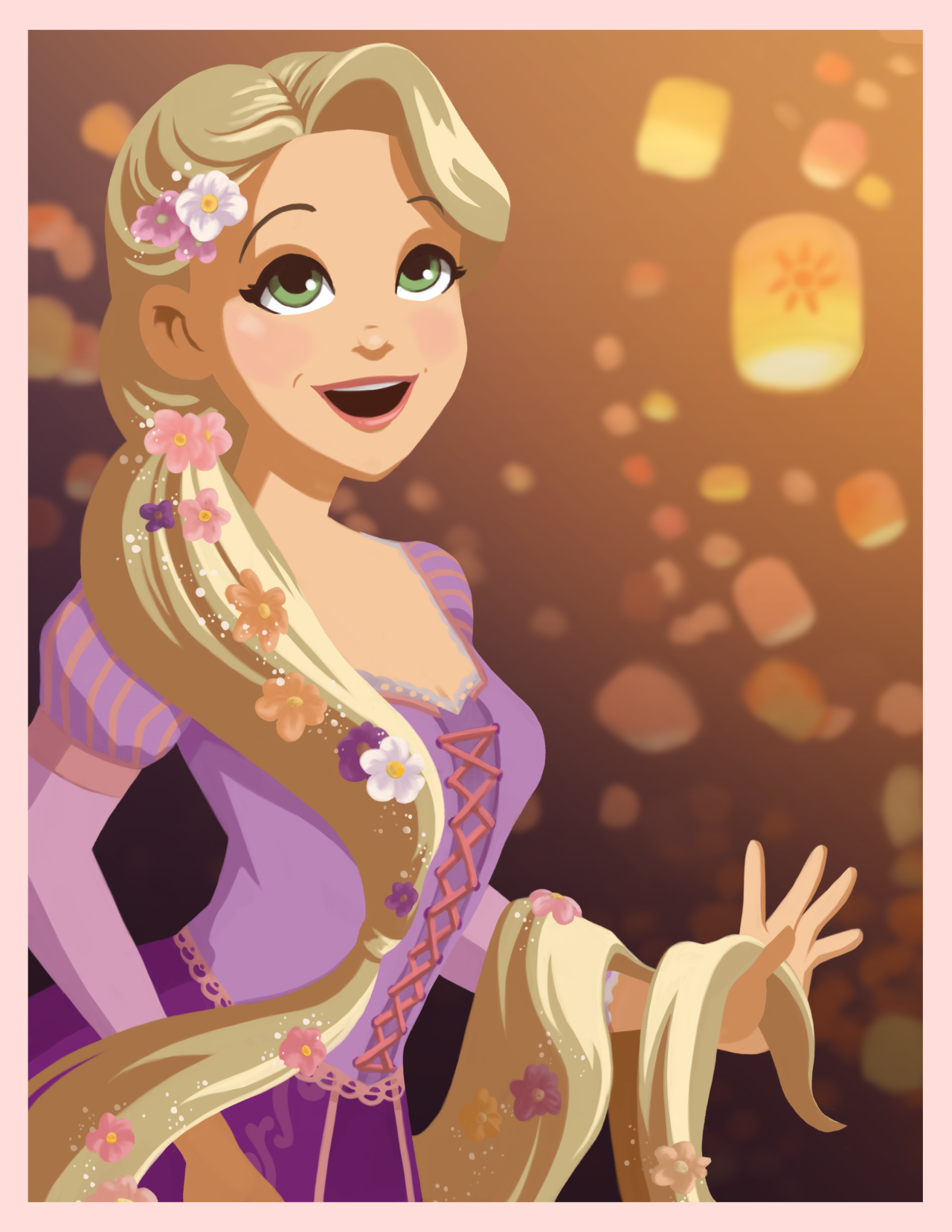 Leann Hill Art - Rapunzel (Large)