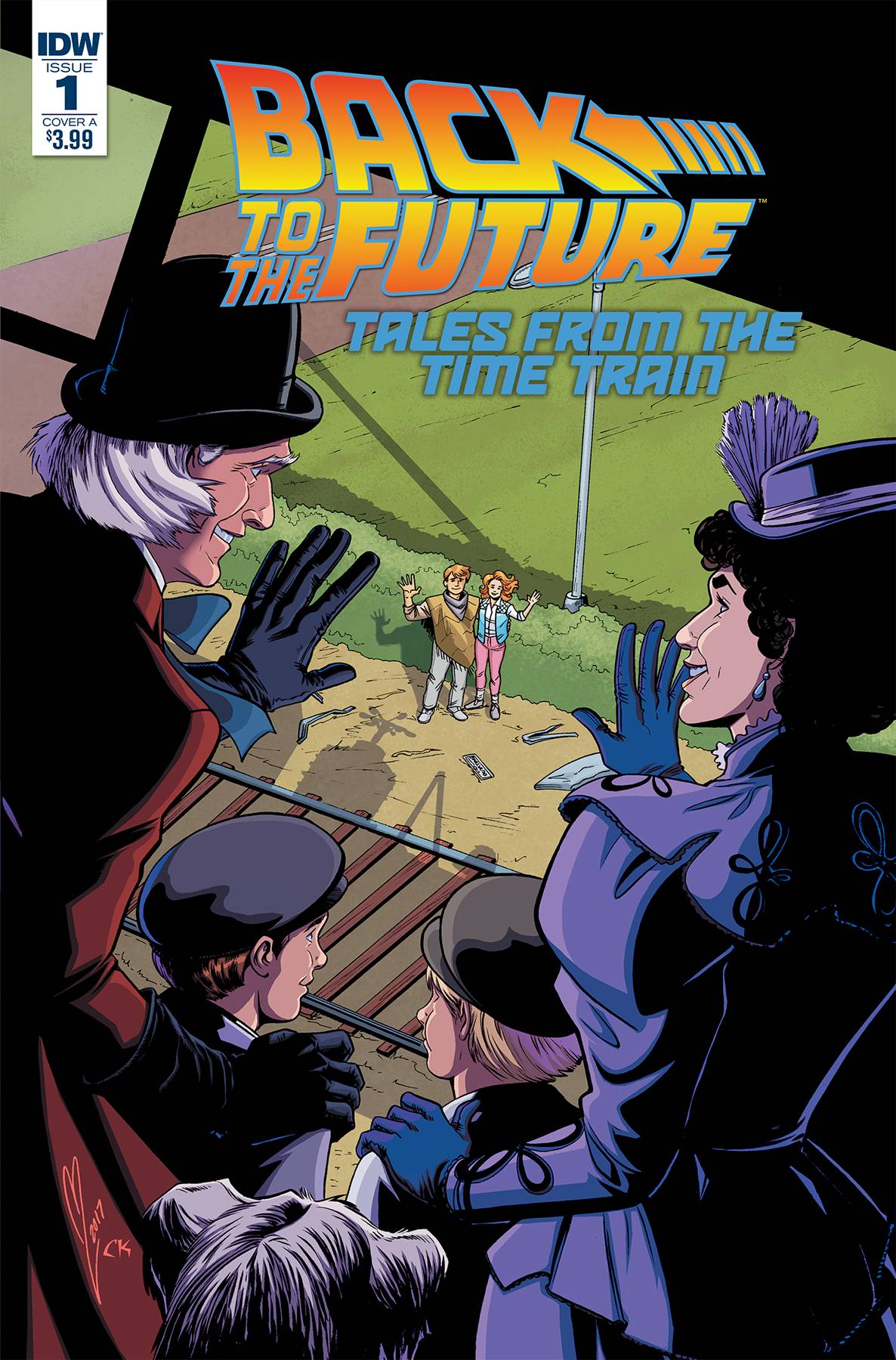 Back To the Future Time Train #1 Cover A Levens