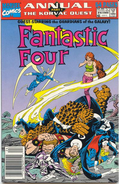 Fantastic Four Annual #24 [Newsstand]-Fine (5.5 – 7)