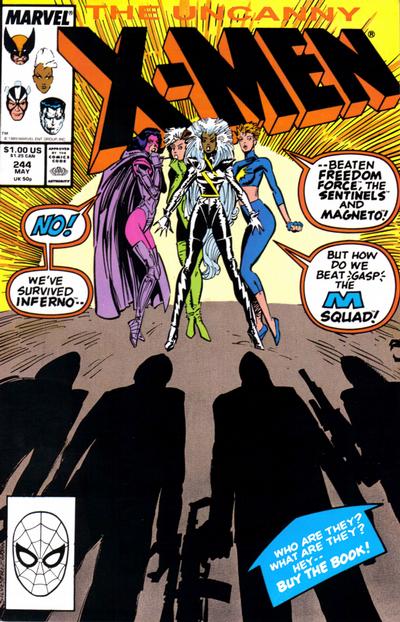 The Uncanny X-Men #244 [Direct]-Very Good (3.5 – 5)