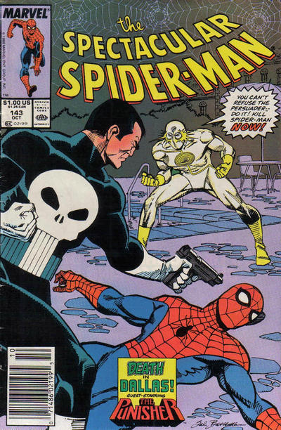 The Spectacular Spider-Man #143 [Newsstand]-Good (1.8 – 3)