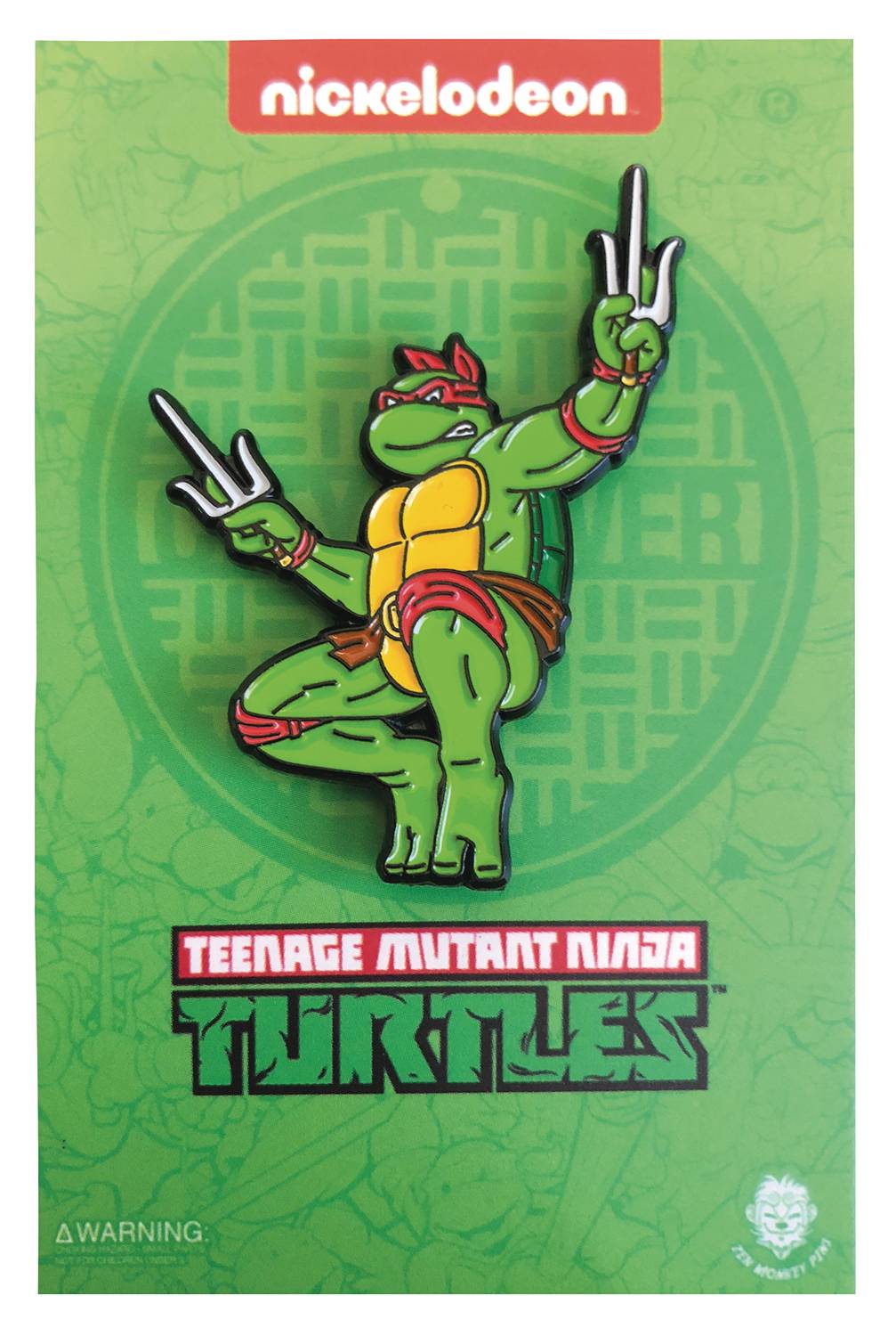 Teenage Mutant Ninja Turtles Leaping Raphael Enamel Pin
