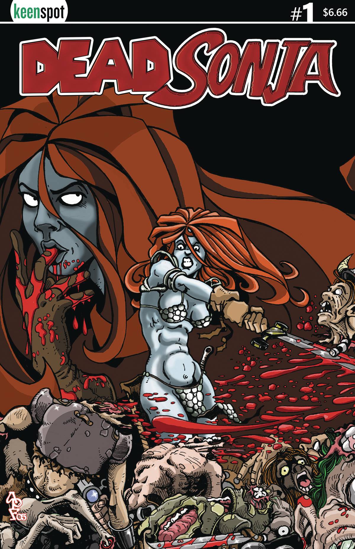 Dead Sonja #1 Cover B Bloodbath