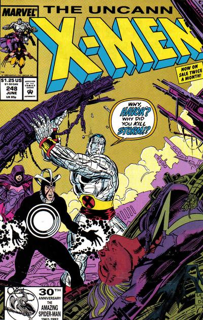 The Uncanny X-Men #248 [Gold 2nd Print]-Near Mint (9.2 - 9.8)