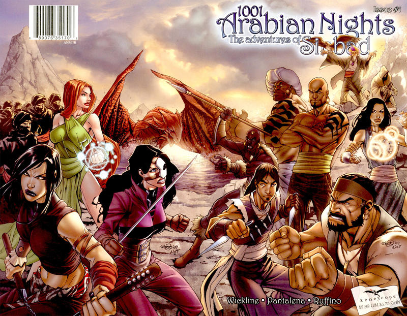 1001 Arabian Nights: The Adventures of Sinbad #1 [Cover B - Talent Caldwell]-Fine (5.5 – 7)