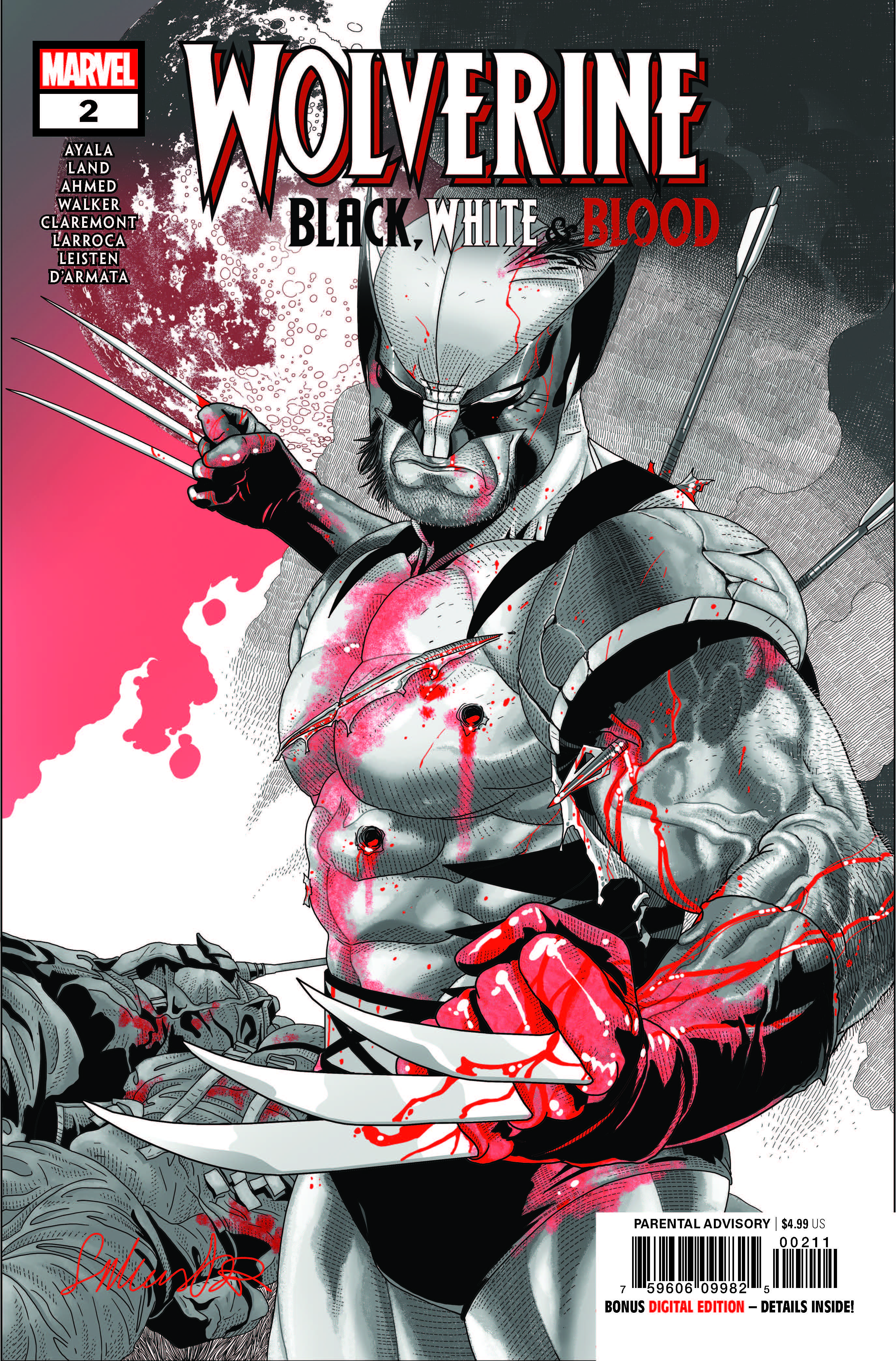 Wolverine Black White Blood #2 (Of 4)