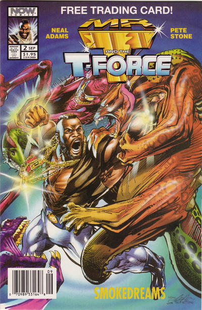 Mr. T And The T-Force #2 [Newsstand]-Very Good (3.5 – 5) Unpolybagged W/ Trading Card