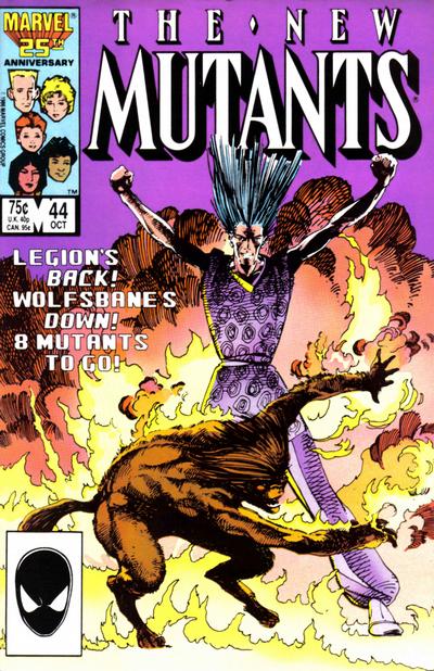 The New Mutants #44 [Direct]-Very Fine (7.5 – 9)