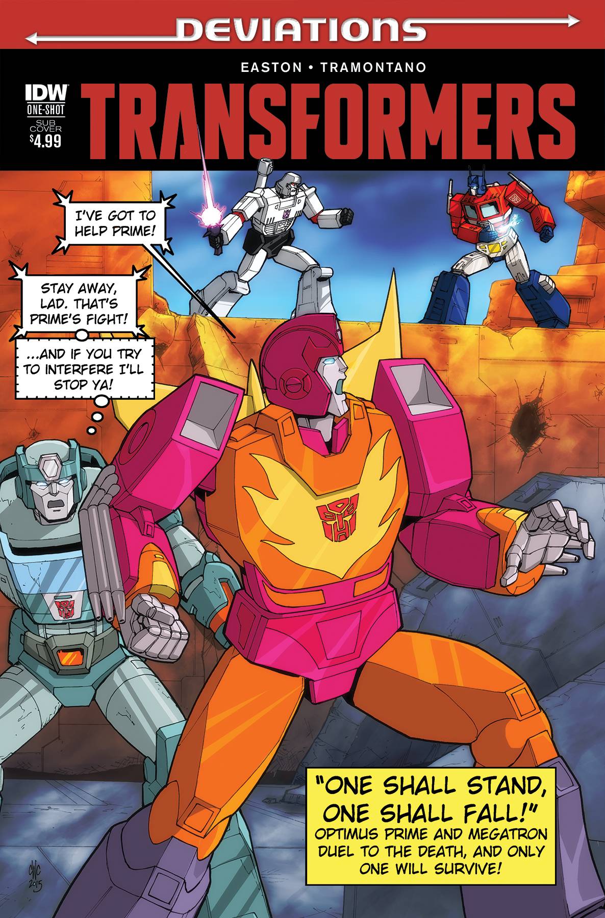 Transformers Deviations #1 Subscription Variant (One Shot)