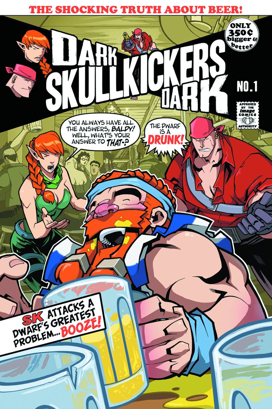 Dark Skullkickers Dark #1 Cover A Huang & Zub