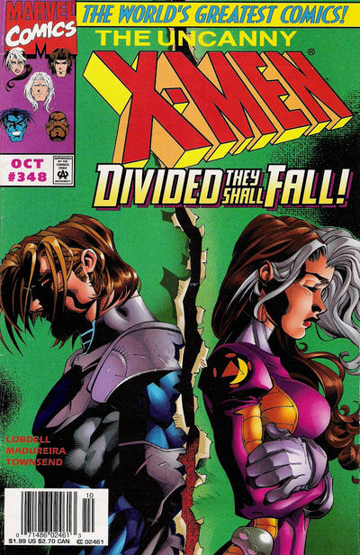The Uncanny X-Men #348 [Newsstand]-Very Fine (7.5 – 9)