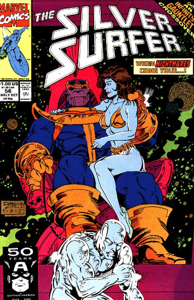 Silver Surfer #56 [Direct]-Fine (5.5 – 7)