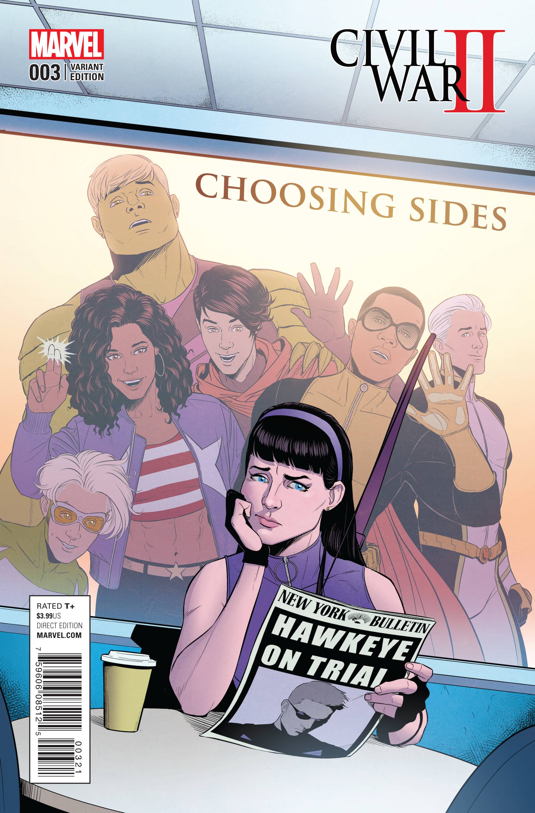 Civil War II Choosing Sides #3 (Mckelvie Variant) (2016)