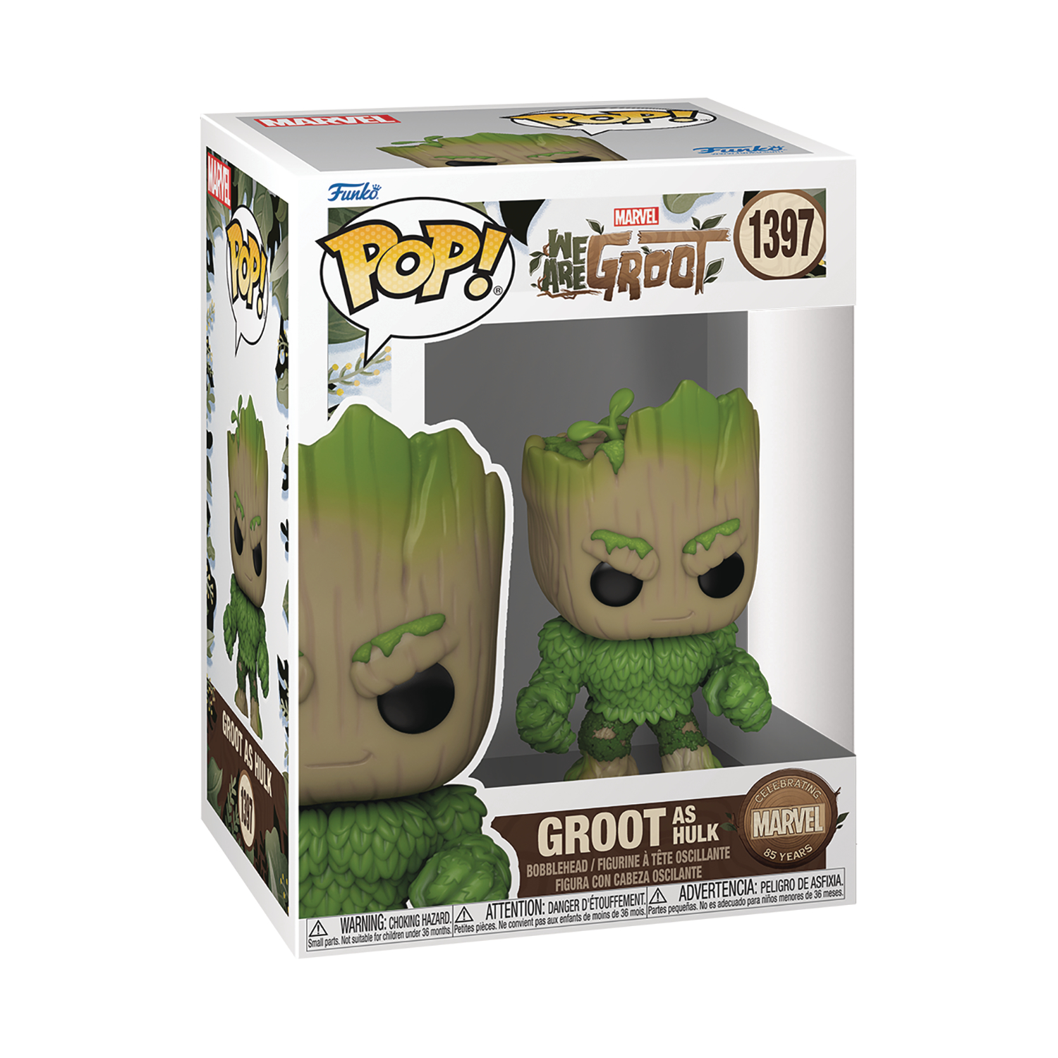 Pop Marvel We Are Groot Hulk Vinyl Figureure